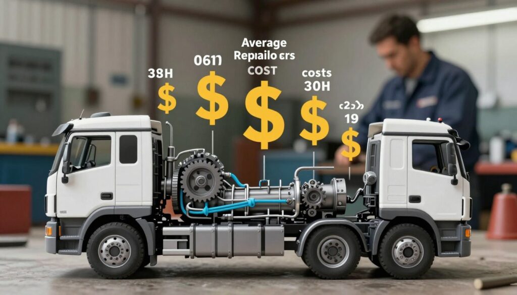 Average repair costs for trucks Average repair costs for trucks