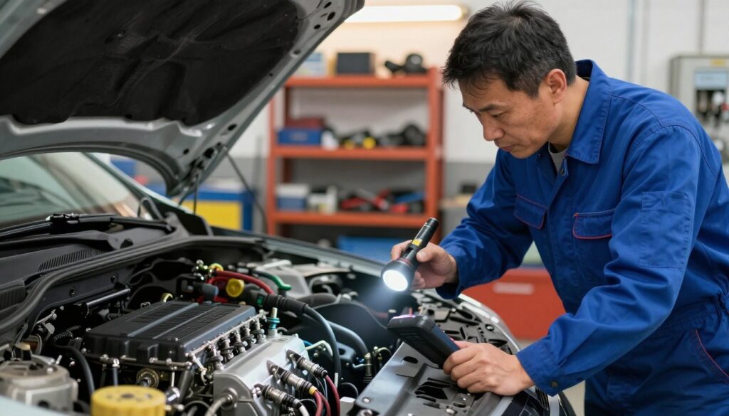 Inspecting the ignition system for starting issues Inspecting the ignition system for starting issues