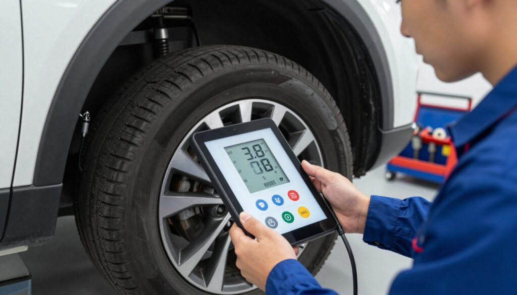 Tire pressure sensor reset Tire pressure sensor reset