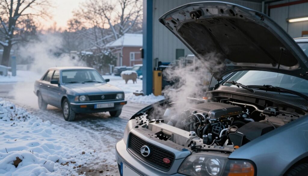 White exhaust smoke causes on cold mornings vs overheating engine White exhaust smoke causes on cold mornings vs overheating engine