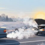 White exhaust smoke causes on cold mornings vs overheating engine