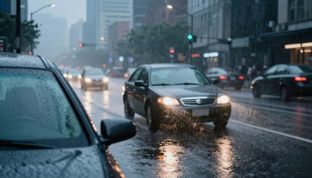 reduce speed in rain reduce speed in rain