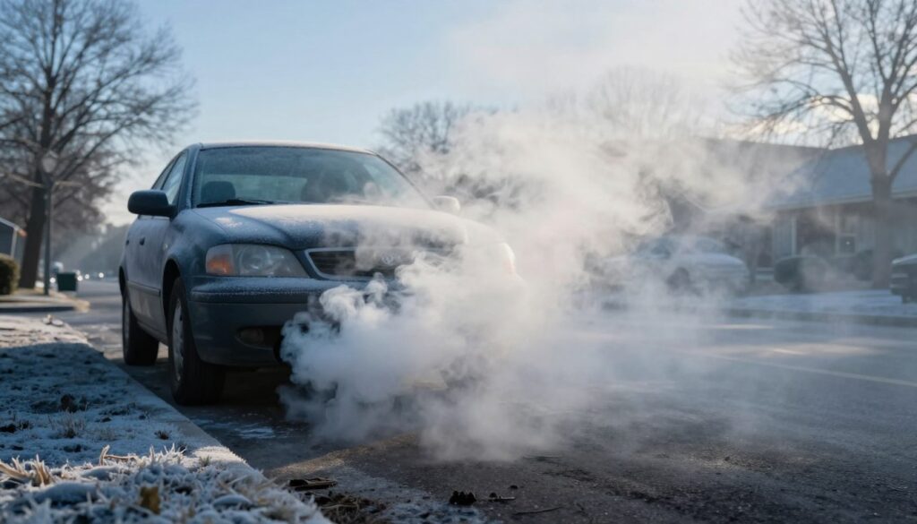 white exhaust smoke white exhaust smoke